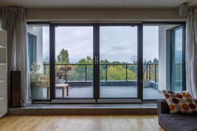 Sliding Windows on a Contemporary House